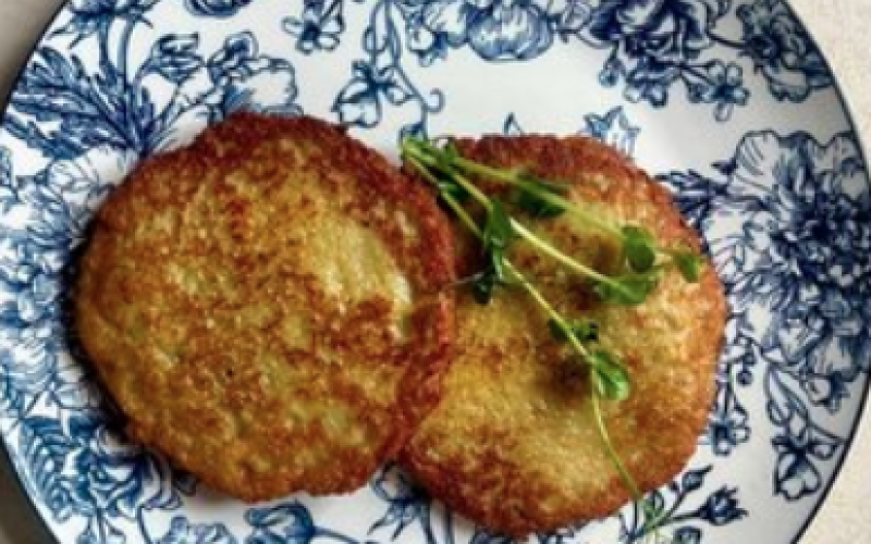 Драники фаршированные с курицей и грибами