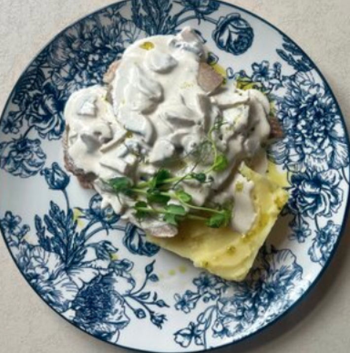 Буженина с картофельным пюре