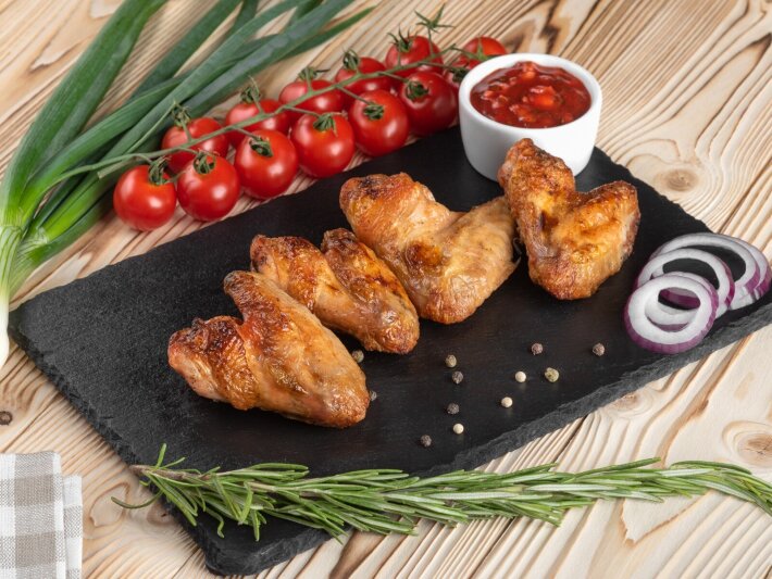 Шашлык из куриных крыльев