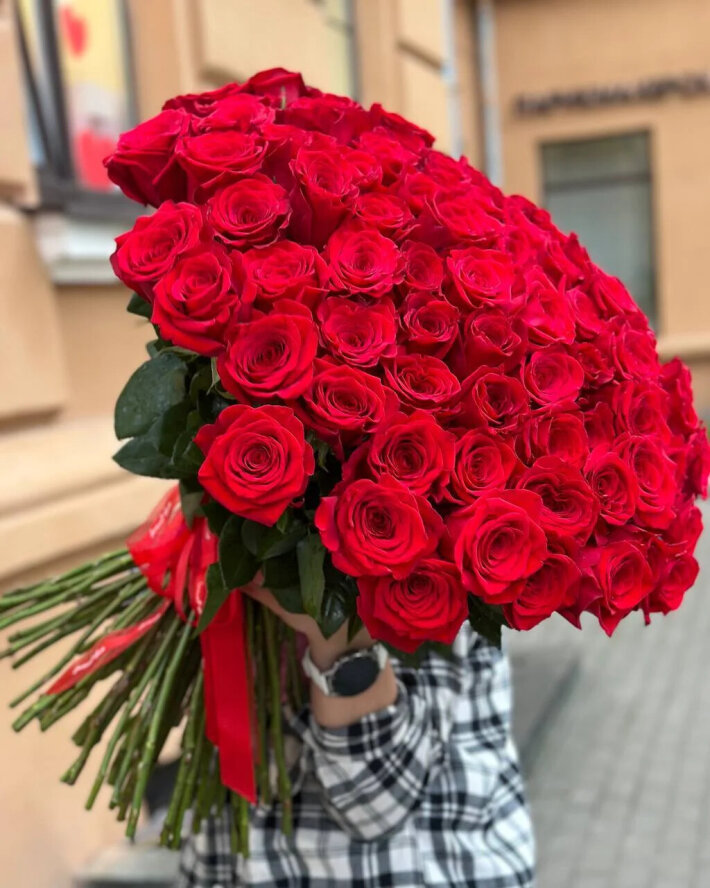 Букет из 101 эквадорской розы (под заказ)