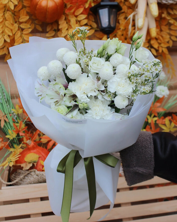 Букет «Totally white» S