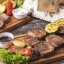 Язык-гриль с овощами