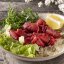 Строганина из мяса