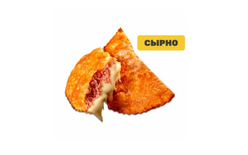 Чебурек с ветчиной и сыром