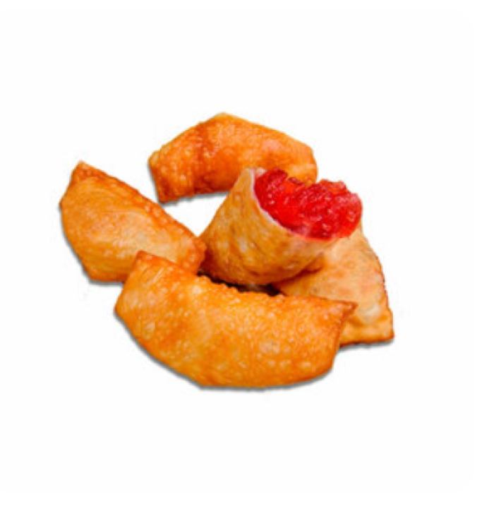 Мини-чебуреки с клубничным джемом
