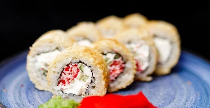 Ролл горячий с крабом