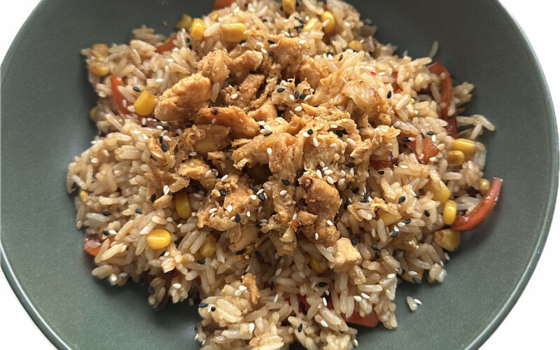 Рис со свининой/курицей