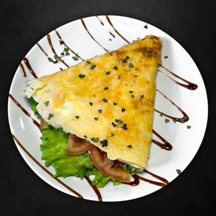 Креп с курицей