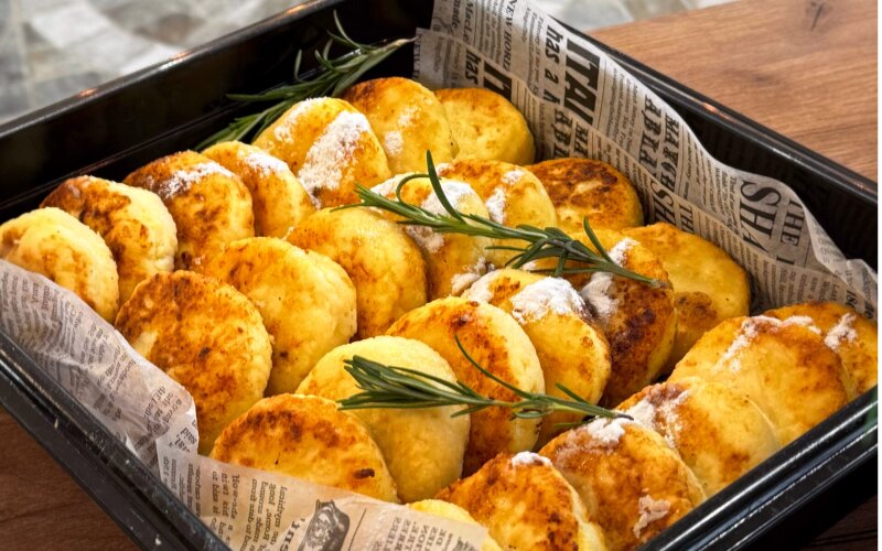 Сырники с апельсиновой цедрой