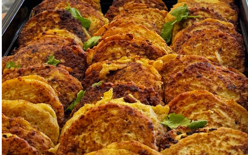 Драники с рубленой говядиной