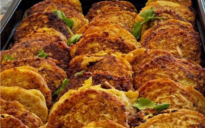 Драники с рубленой свининой