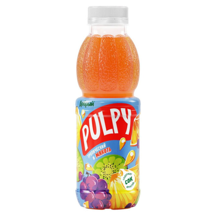 Сок Pulpy «Тропический и мякоть»