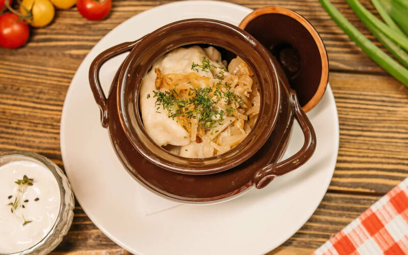 Вареники с картофелем и грибами