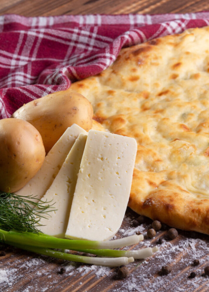 Пирог с картофелем и сыром