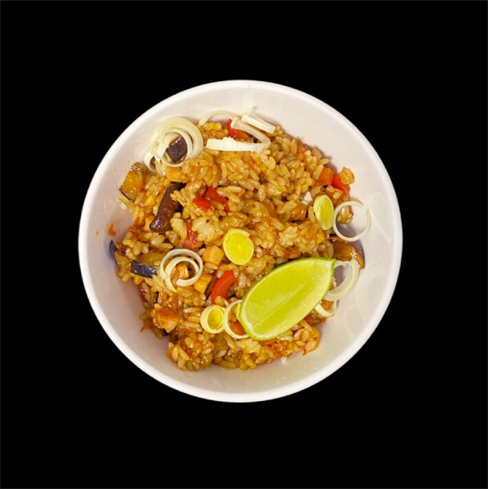 WOK «Тяхан» с курицей «терияки»