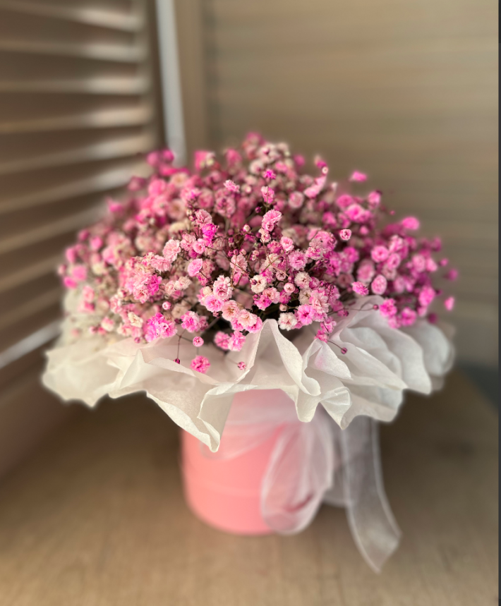 Композиция  с гипсофилой