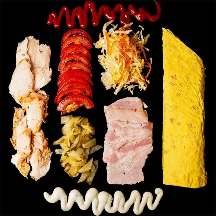Шаурма с беконом