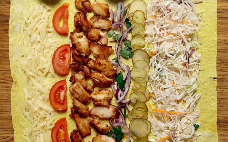 Шаурма «Ниндзя Мини» с сыром