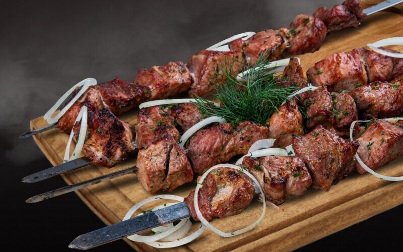 Шашлык из свиной шеи