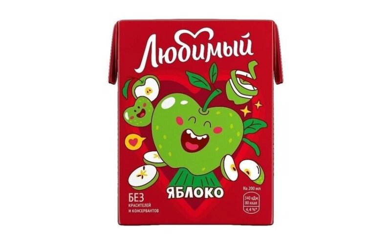 Сок «Любимый Яблоко»
