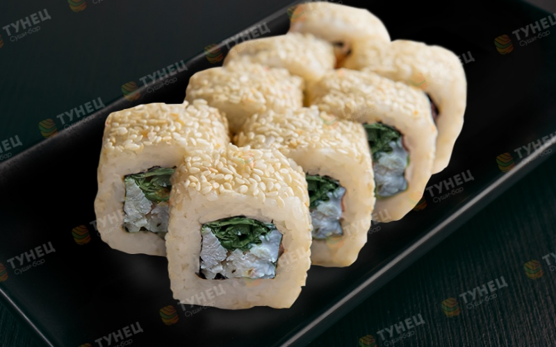Ролл «Цезарь с курицей»