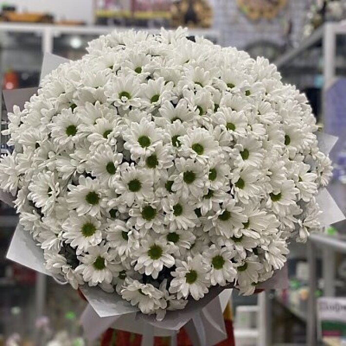 Букет из ромашковой хризантемы XXl