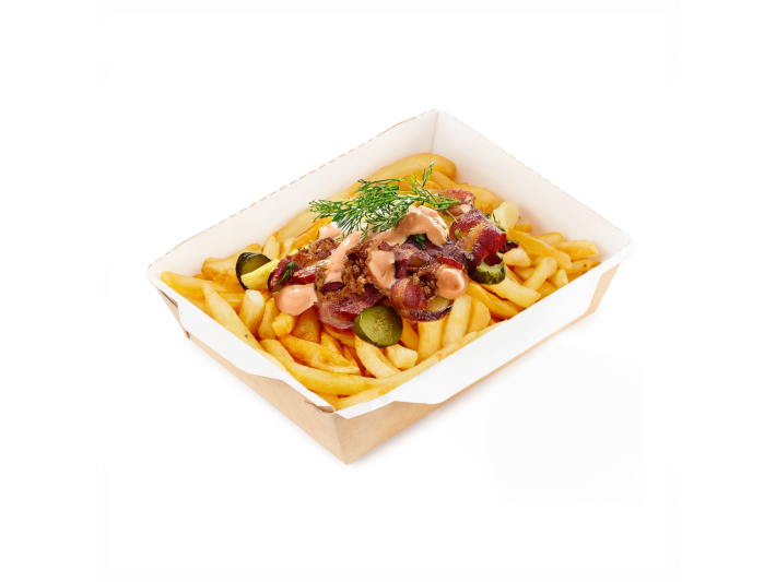 Френч-фрайз с беконом