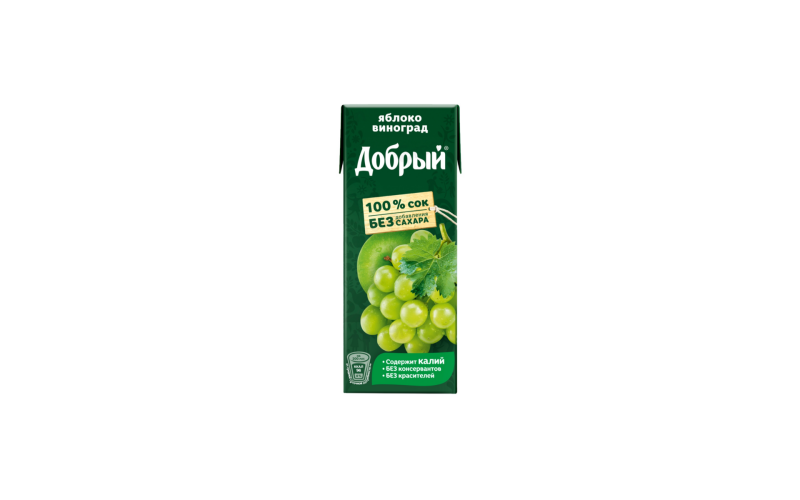 Сок «Добрый яблоко-виноград»