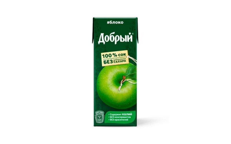 Сок добрый яблоко