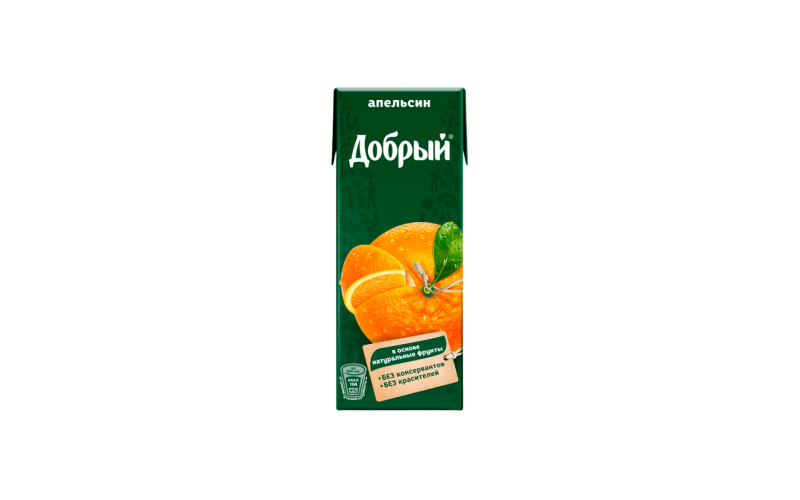 Сок добрый апельсин