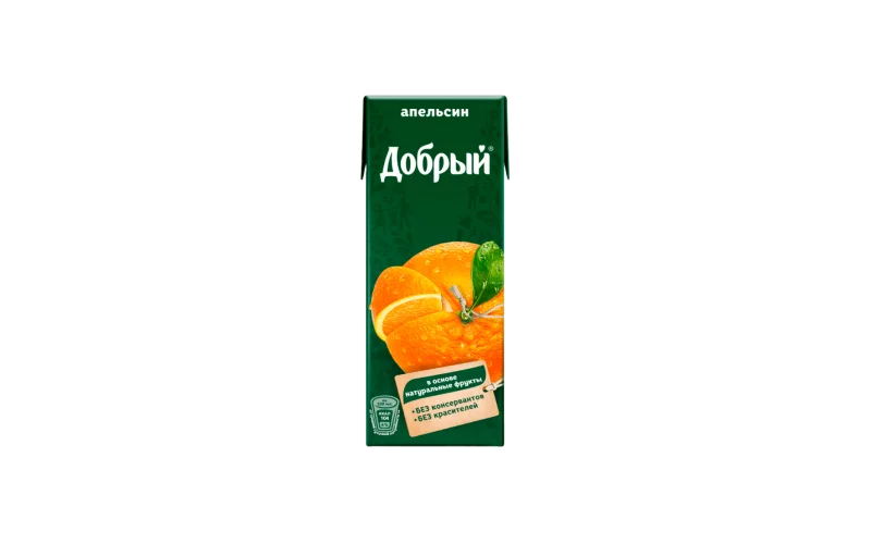 Сок добрый апельсин