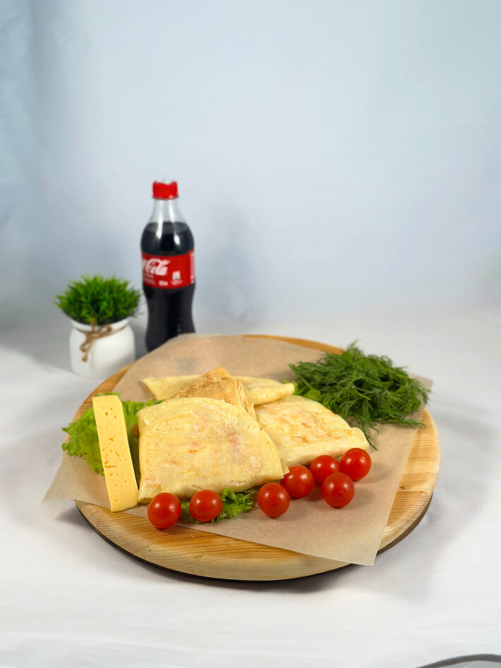 Блинчик с ветчиной и сыром