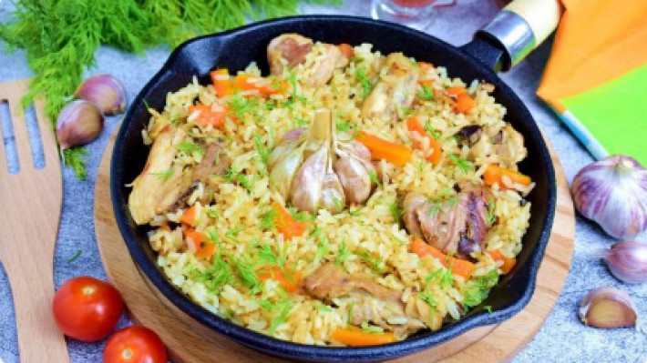 Плов «Фирменный» с курицей