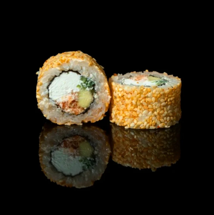 Ролл «Аляска с мидиями»