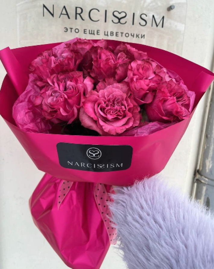 Букет моно из роз