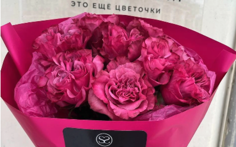 Букет моно из роз