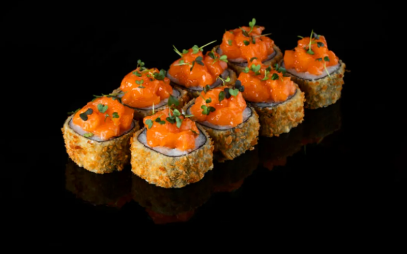 Ролл «Тар-тар» темпура