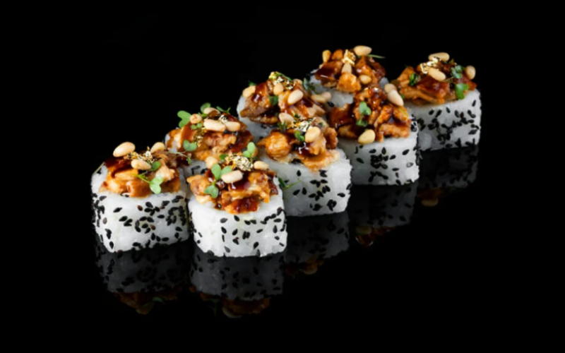 Ролл «Лосось терияки»