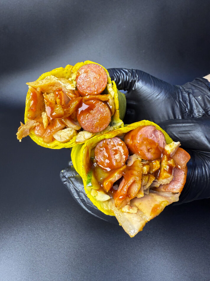 Шаурма «Мясная барбекю»