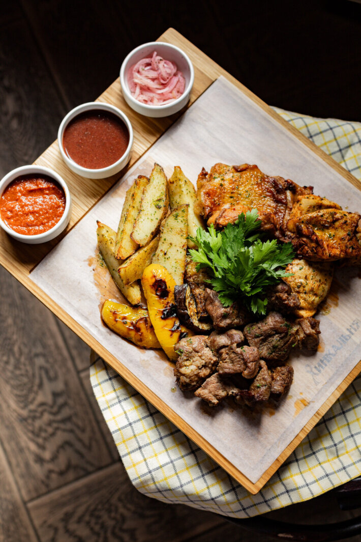 Тарелка шашлыков