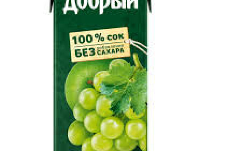Сок «Добрый» яблоко-виноград