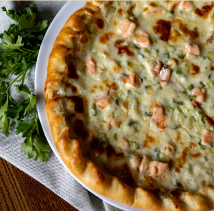 Горский пирог с горбушей