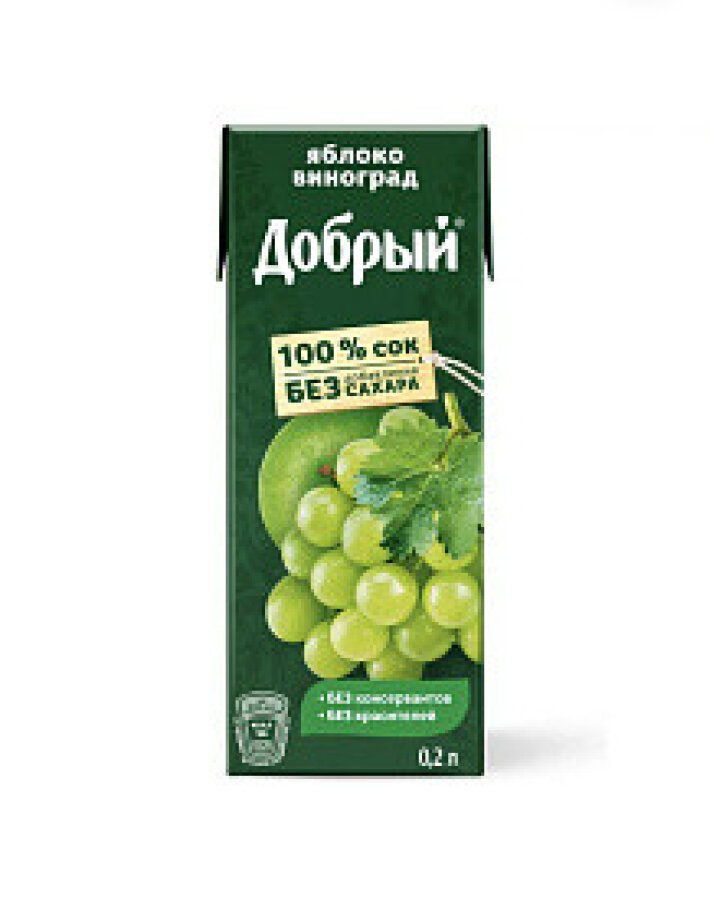 Нектар «Добрый» яблоко-виноград