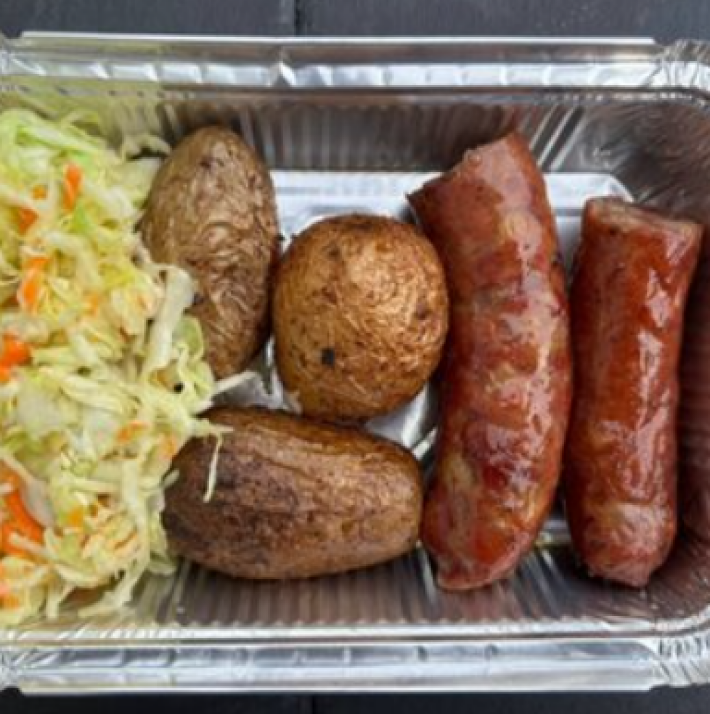 Ланч-бокс с колбасками