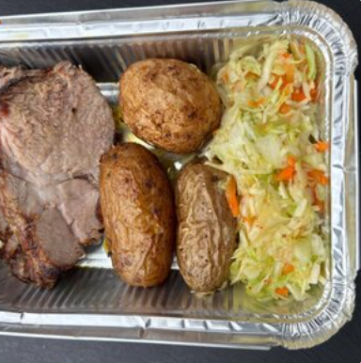 Ланч-бокс с шеей из свинины