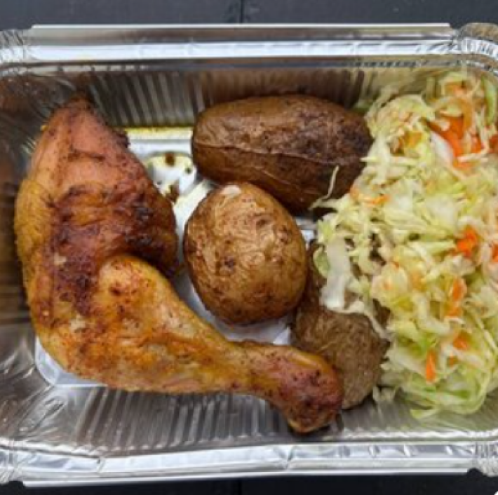 Ланч-бокс с окорочком