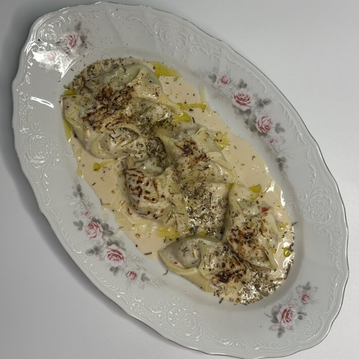 С грибами и сыром моцарелла