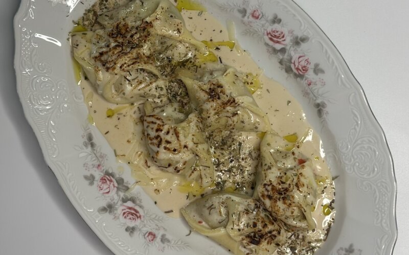 С грибами и сыром моцарелла