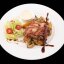 Свинина По-деревенски с картофелем и сырным соусом