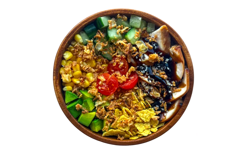 Поке с курицей